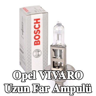 BOSCH Uzun far ampulü H1, 55W, 12V — Opel Vivaro