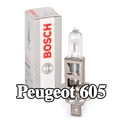 BOSCH لمبة الضوء العالي H1, 55W, 12V — Peugeot 605