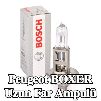BOSCH Uzun far ampulü H1, 55W, 12V — Peugeot Boxer