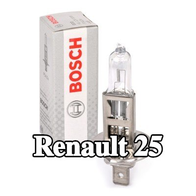 BOSCH لمبة الضوء العالي H1, 55W, 12V — Renault 25