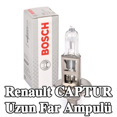 BOSCH Uzun far ampulü H1, 55W, 12V — Renault Captur