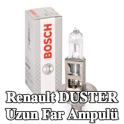 BOSCH Uzun far ampulü H1, 55W, 12V — Renault Duster