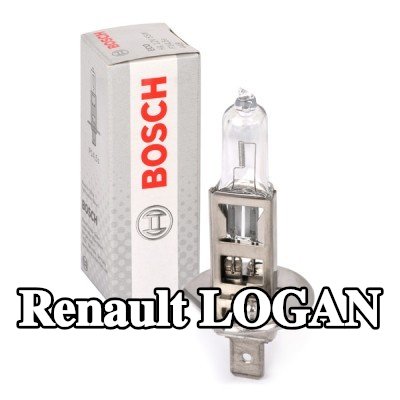 BOSCH لمبة الضوء العالي H1, 55W, 12V — Renault Logan