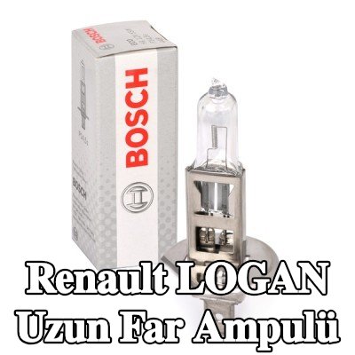 BOSCH Uzun far ampulü H1, 55W, 12V — Renault Logan