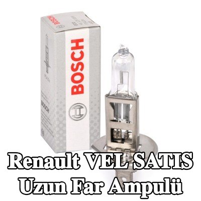 BOSCH Uzun far ampulü H1, 55W, 12V — Renault Vel Satis