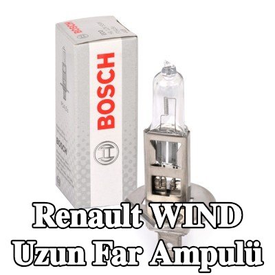 BOSCH Uzun far ampulü H1, 55W, 12V — Renault Wind