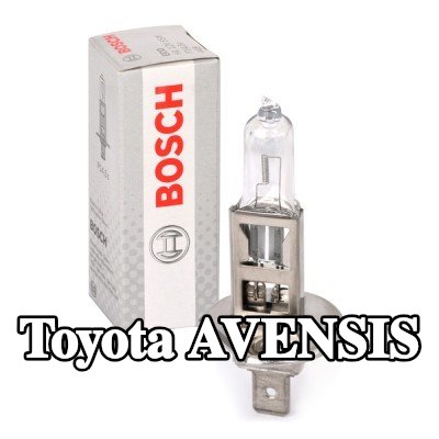 BOSCH لمبة الضوء العالي H1, 55W, 12V — 2003 Toyota Avensis