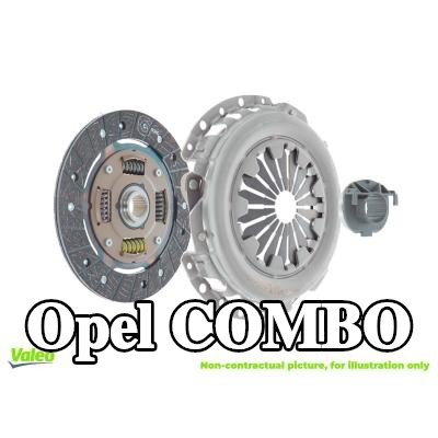 VALEO طقم القابض CLASSIC KIT3P, مع محمل تحرير القابض — 2000 Opel Combo