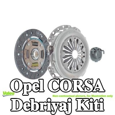 VALEO Debriyaj kiti CLASSIC KIT3P, debriyaj ayırma yatağı ile — 1990 Opel Corsa