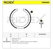 RIDEX Arka aks fren pabucu seti, 190mm — Chevrolet Impala (2)