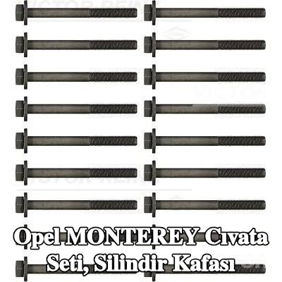 REINZ Cıvata Kiti, silindir kafası M11, 115mm — Opel Monterey