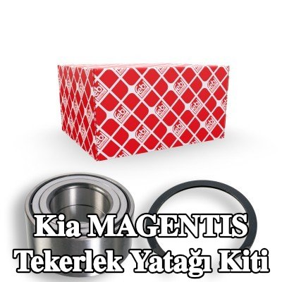 FEBI BILSTEIN Sol ön aks tekerlek yatağı kiti, Ön Aks Sağ, tutma halkası — Kia Magentis