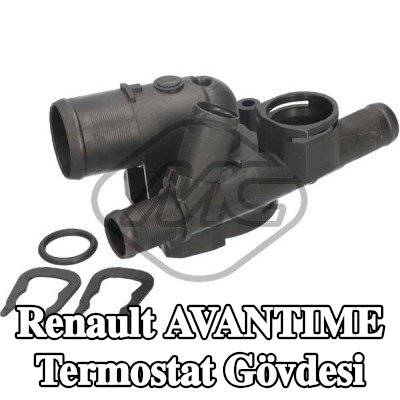 Metalcaucho Conta/sızdırmazlık elemanı ile termostat muhafazası, termostatlı, sensörsüz — 2001 Renault Avantime