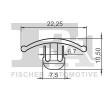 FA1 Trim klipsi — 2003 Opel Meriva (2)