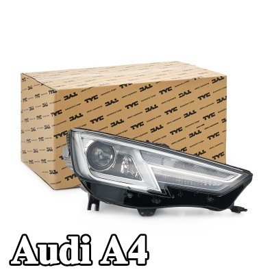 TYC المصباح الأيمن, D5S, H8, LED, مع LED, مع محرك كهربائي — Audi A4
