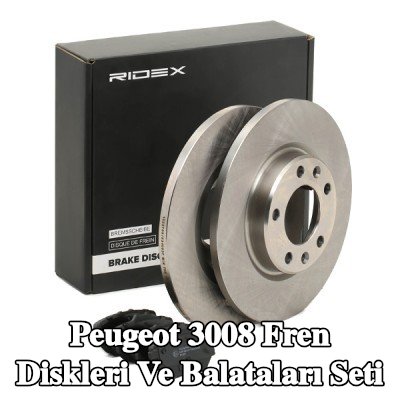 RIDEX Fren diskleri ve balataları seti Arka Aks, düz — Peugeot 3008