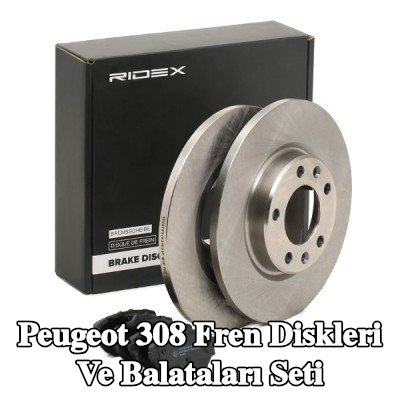 RIDEX Fren diskleri ve balataları seti Arka Aks, düz — 2016 Peugeot 308