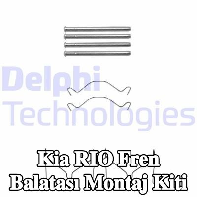 DELPHI Fren balatası montaj kiti — 2000 Kia Rio