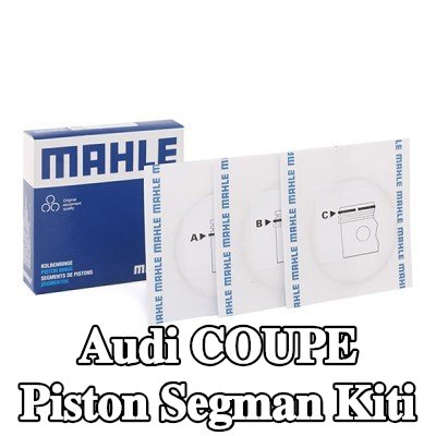 MAHLE Piston Segman Kiti — Audi Coupe
