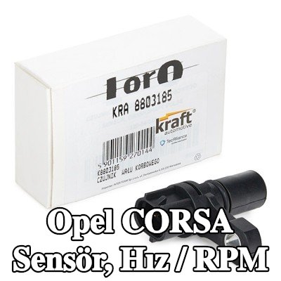 KRAFT Sensör, hız / RPM — 1990 Opel Corsa
