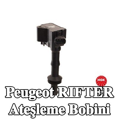 NGK Ateşleme bobini 3 pimli konektör, 14V — Peugeot Rifter