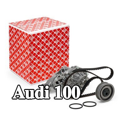 FEBI BILSTEIN مجموعة مضخة المياه وحزام التوقيت عدد الأسنان: 121, Width: 18mm — 1990 Audi 100