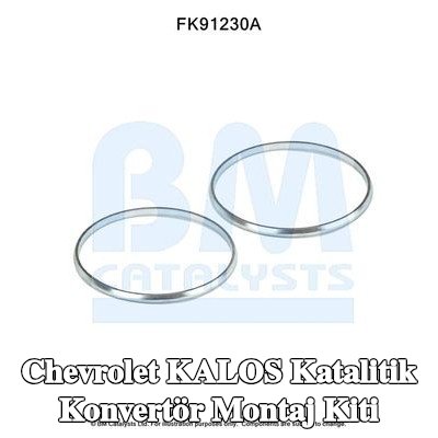 BM CATALYSTS Katalitik konvertör montaj kiti — Chevrolet Kalos