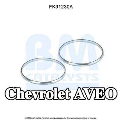 BM CATALYSTS مجموعة تركيب المحول الحفاز — 2012 Chevrolet Aveo