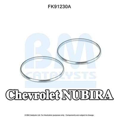 BM CATALYSTS مجموعة تركيب المحول الحفاز — Chevrolet Nubira