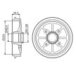 BOSCH Arka aks fren kampanası, 247mm, ABS sensör halkalı, tekerlek yatağı ile — 2002 Peugeot 206 (10)
