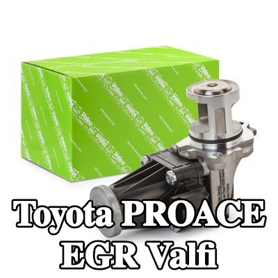 VALEO Contalı/sızdırmazlık elemanlı EGR valfi — 2015 Toyota Proace