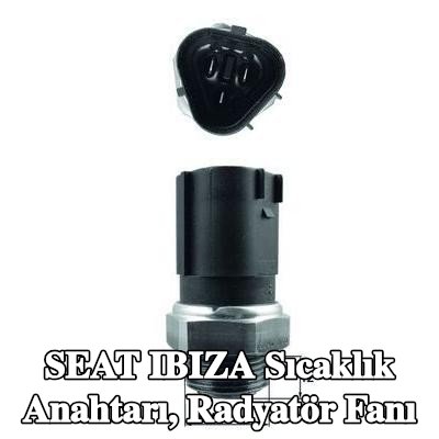MAHLE Sıcaklık Anahtarı, conta/sızdırmazlık elemanlı radyatör fanı — 2012 SEAT Ibiza