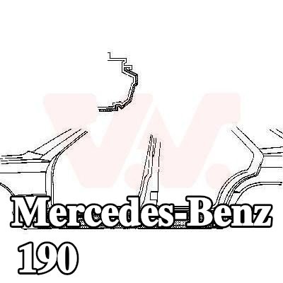 VAN WEZEL لوحة صمامات التبديل - اليمين, خارجي — Mercedes-Benz 190