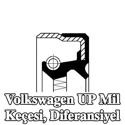 CORTECO Mil Contası, diferansiyel Çıkış — Volkswagen Up