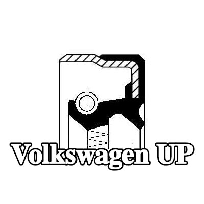 CORTECO حشية العمود, مخرج التروس التفاضلية — Volkswagen Up