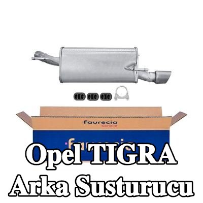 HELLA Arka susturucu Arka, montaj parçaları ile — Opel Tigra