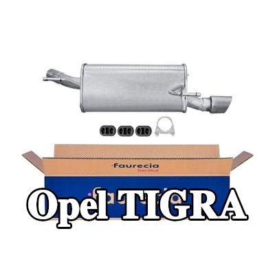 HELLA كاتم الصوت الخلفي الخلفي, مع قطع التركيب — Opel Tigra