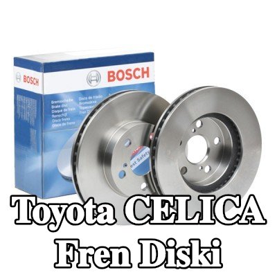 BOSCH Fren diski Dış Çap: 255mm, Havalandırmalı, içten havalandırmalı, Yağlanmış — Toyota Celica