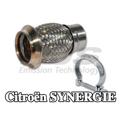 HJS أنبوب العادم المرن مع شفة, مع قطع التركيب — Citroën Synergie