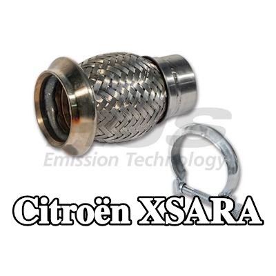 HJS أنبوب العادم المرن مع شفة, مع قطع التركيب — Citroën Xsara