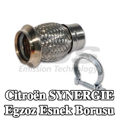 HJS Flanşlı egzoz esnek borusu, montaj parçaları ile — Citroën Synergie