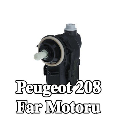 VALEO Sol far motoru, Sağ — Peugeot 208