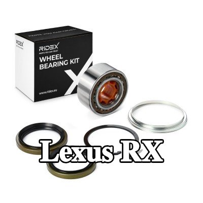 RIDEX طقم محامل العجلات للمحور الأمامي كلا الجانبين, المحور الخلفي — 2000 Lexus Rx