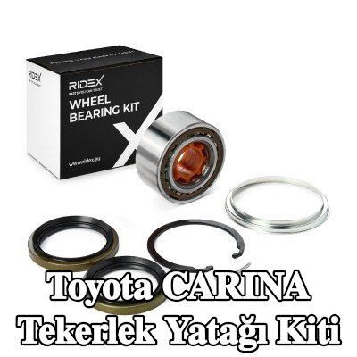 RIDEX Tekerlek yatağı kiti Ön aks her iki taraf, Arka Aks — Toyota Carina