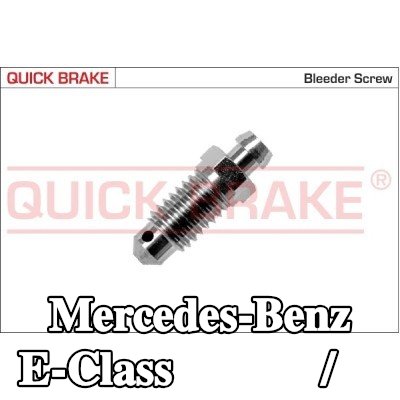 QUICK BRAKE برغي/صمام التهوية — 2000 Mercedes-Benz E-Class