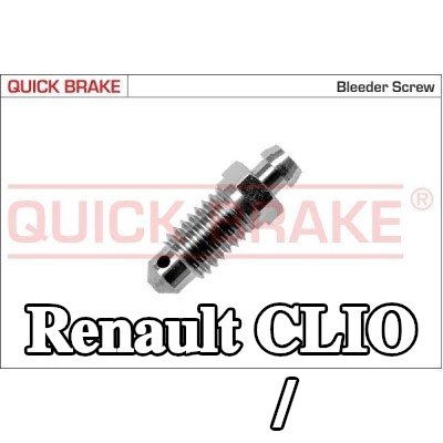 QUICK BRAKE برغي/صمام التهوية — Renault Clio