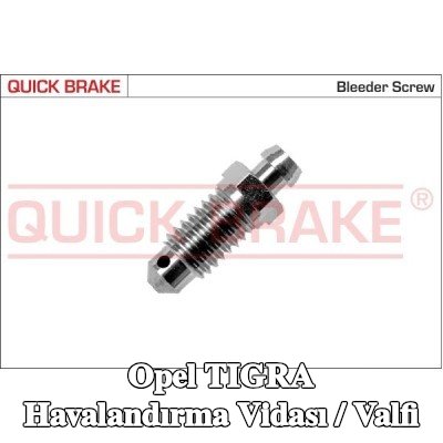 QUICK BRAKE Havalandırma vidası / valfi — Opel Tigra