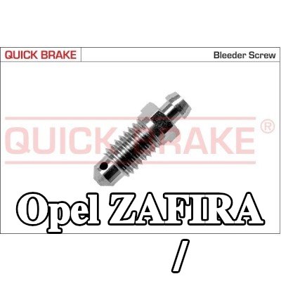 QUICK BRAKE برغي/صمام التهوية — 2000 Opel Zafira