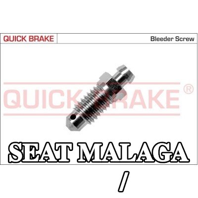 QUICK BRAKE برغي/صمام التهوية — SEAT Malaga