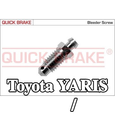 QUICK BRAKE برغي/صمام التهوية — Toyota Yaris